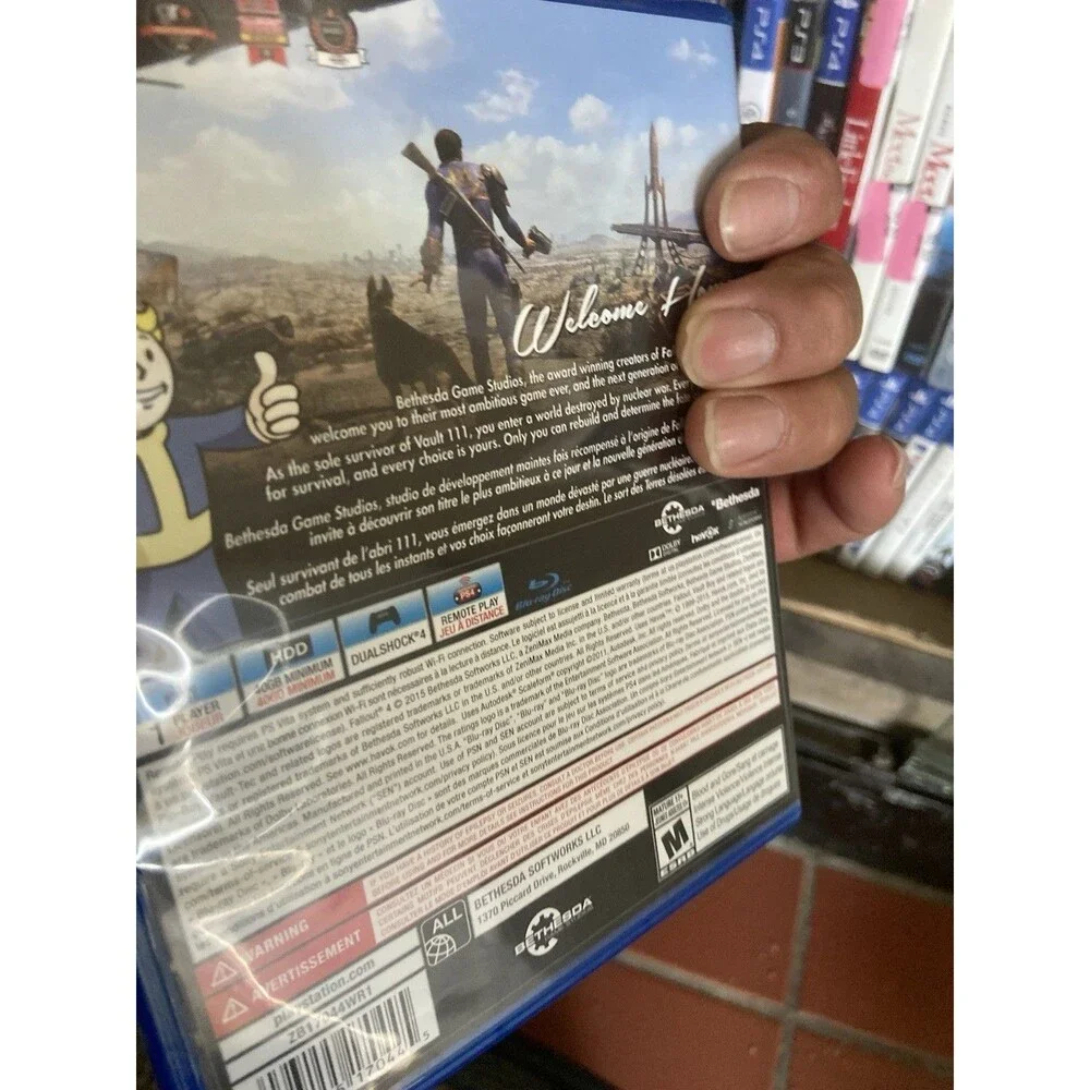 Fallout 4 - Sony PlayStation 4 POSTER INCLUDED Vault Tec